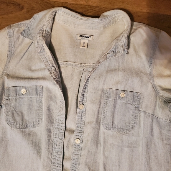 Chambray button down. - Picture 2 of 5